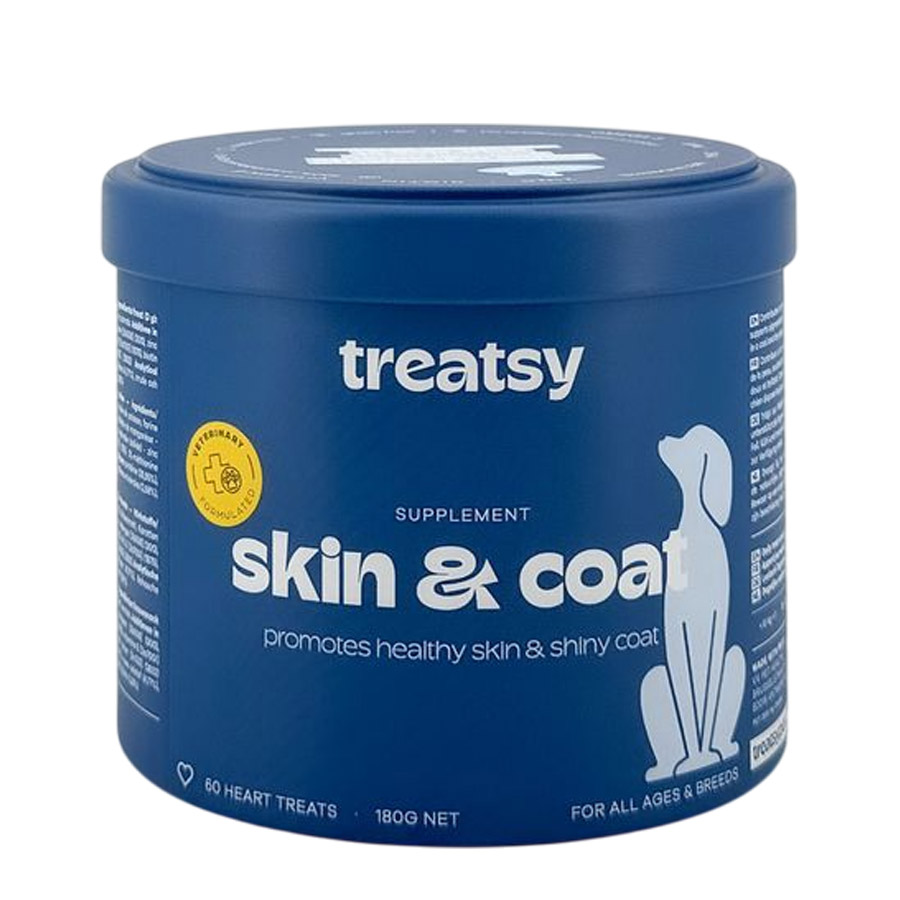 Treatsy Skin & Coat Supplement for Dogs - 60 Chews