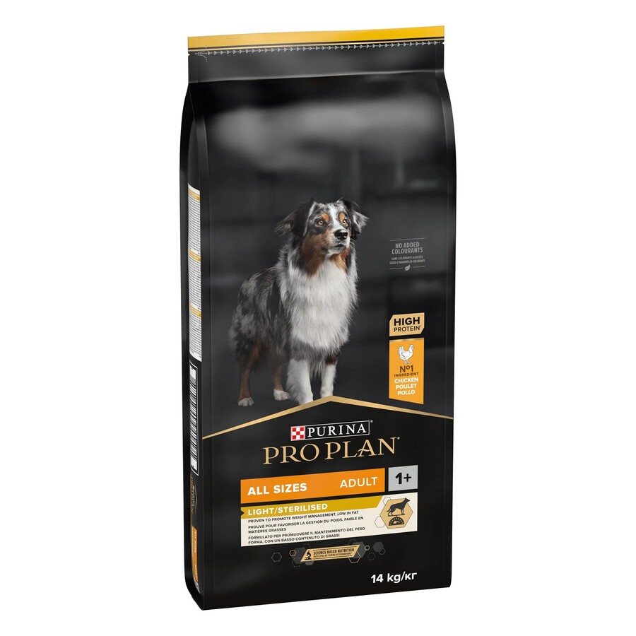 Pro Plan Canine Light Sterilised All Sizes Adult Chicken 14kg