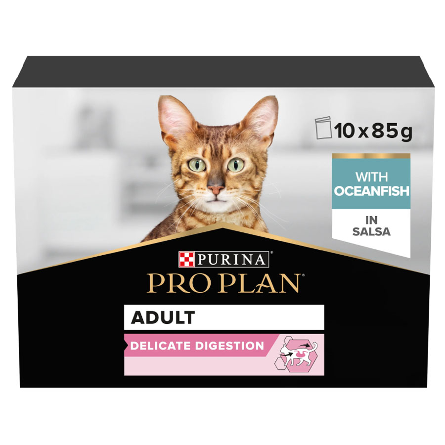Pro Plan Feline Delicate Oceanfish Gravy Multipack 10x85g